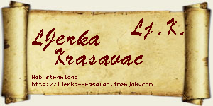 LJerka Krasavac vizit kartica